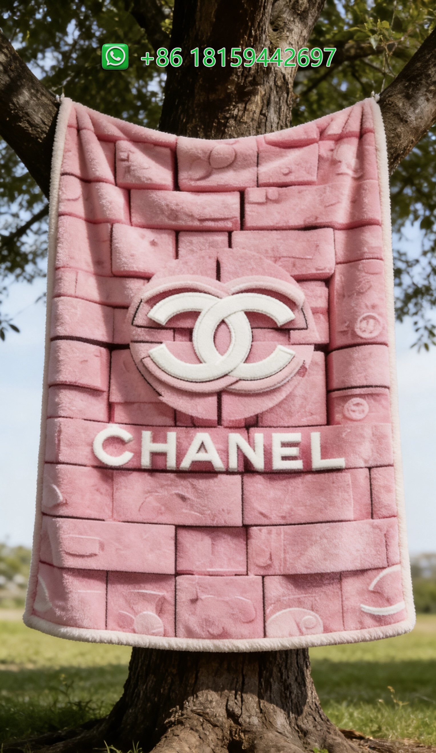 Chanel Throw Blankets